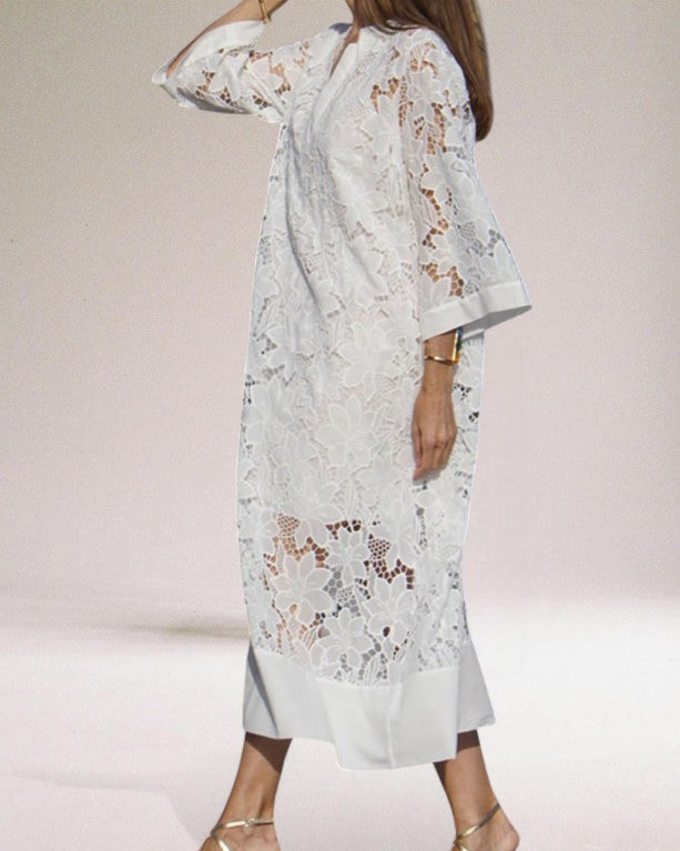 Robe en Dentelle Femme Élégante et Sophistiquée 2