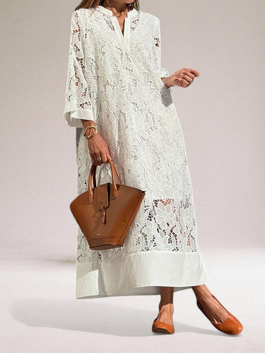 Robe en Dentelle Femme Élégante et Sophistiquée 3