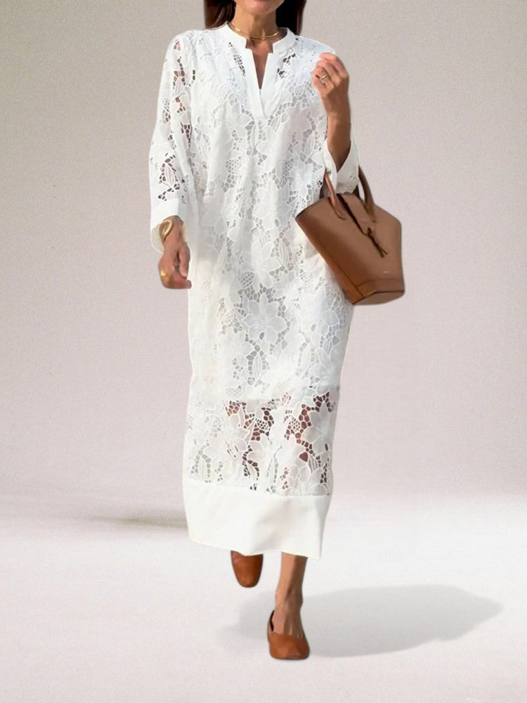 Robe en Dentelle Femme Élégante et Sophistiquée 5