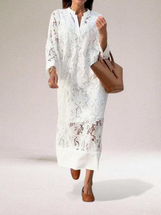 Robe en Dentelle Femme Élégante et Sophistiquée 5