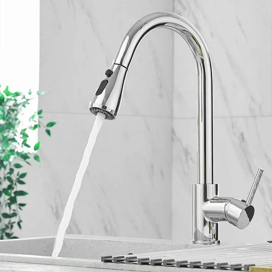 Robinet Cuisine Monocommande Extractible Moderne avec Pulvérisateur 6