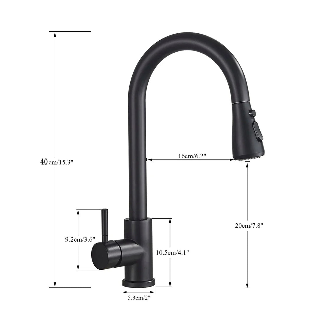 Robinet Extractible Monocommande Flexible 4