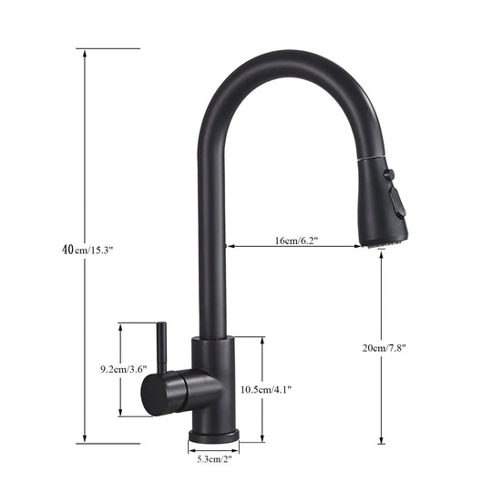 Robinet Extractible Monocommande Flexible 4
