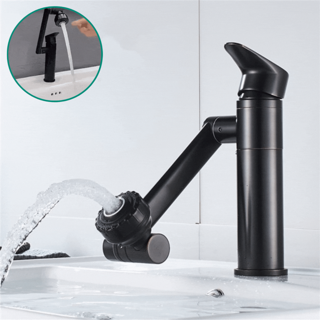 Robinet Flexible 360° avec Fonction Spray pour Lavabo 1