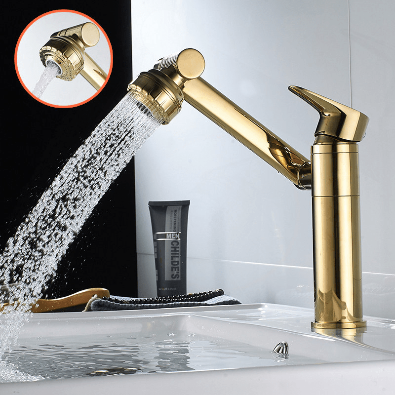 Robinet Flexible 360° avec Fonction Spray pour Lavabo 3