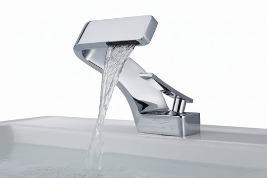 Robinet Incurvé Moderne pour Cuisine et Salle de Bain Design Minimaliste 0