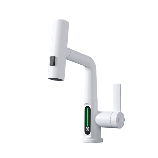 Robinet Intelligent Cuisine Salle de Bain avec Affichage LED Numérique 360° 0