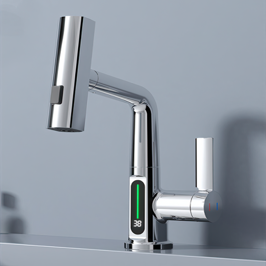 Robinet Intelligent Cuisine Salle de Bain avec Affichage LED Numérique 360° 1