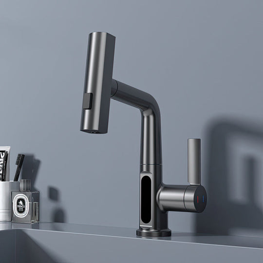 Robinet Intelligent Cuisine Salle de Bain avec Affichage LED Numérique 360° 3