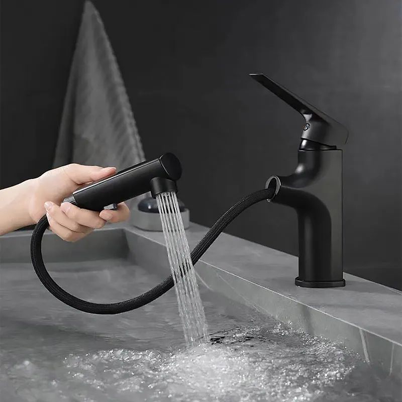 Robinet de Baignoire Extractible à Levier Unique 1