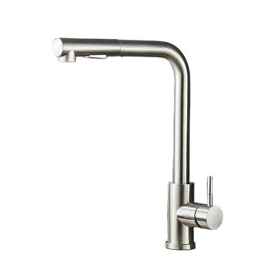 Robinet de Cuisine Extractible Noir avec Bec Flexible à 2 Modes 0