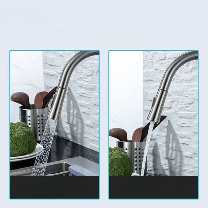Robinet de Cuisine Intelligent avec Capteur et Bec Extractible Moderne 3