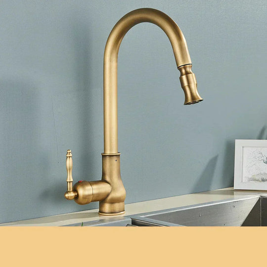 Robinet de Cuisine Vintage avec Bec Pivotant 8