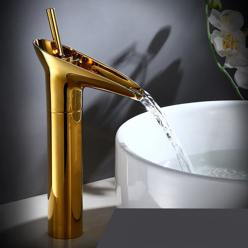 Robinet de Salle de Bain Antique à Bec Cascade Design Classique 11