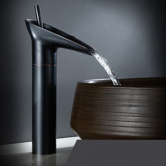 Robinet de Salle de Bain Antique à Bec Cascade Design Classique 6
