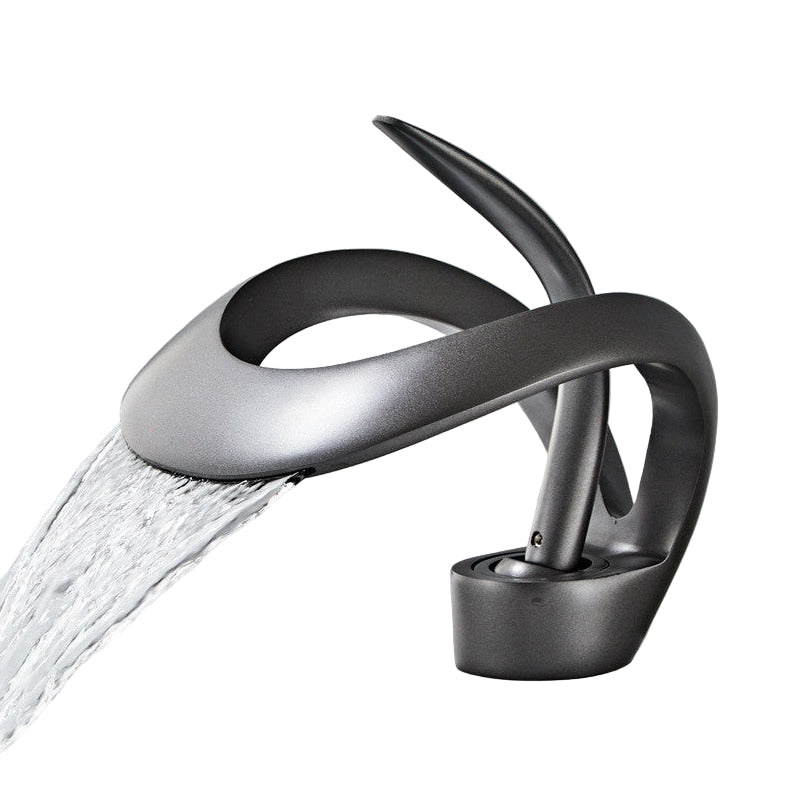 Robinet de Salle de Bain Moderne Incurvé 0