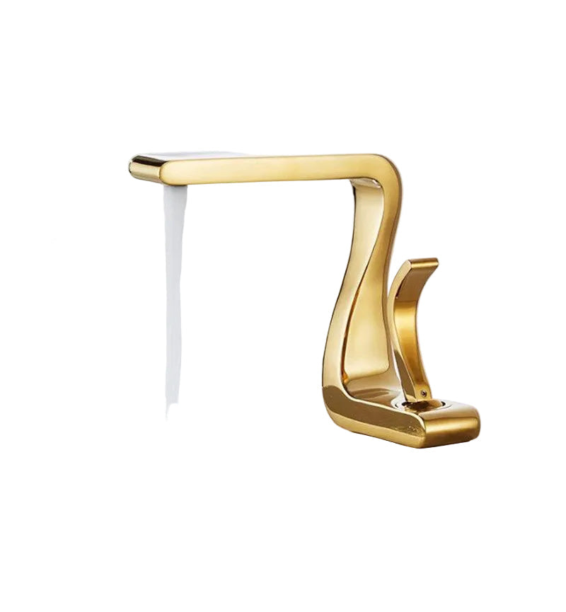 Robinet de Salle de Bain Moderne à Poignée Unique 0