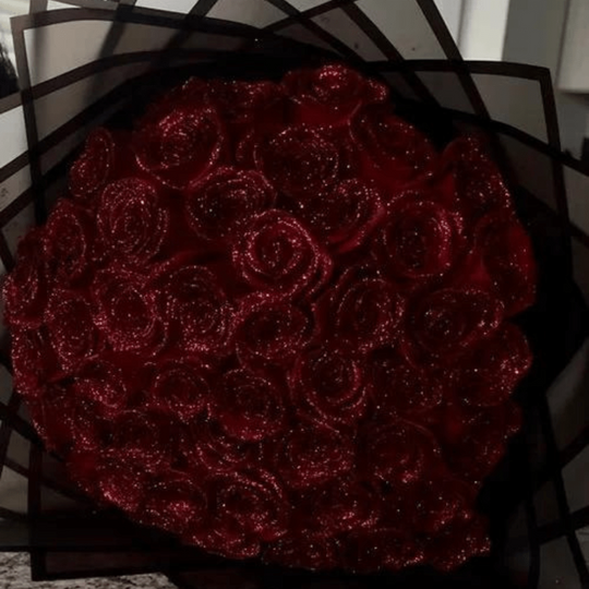 Rose Éternelle Scintillante pour Décoration en Rose 2