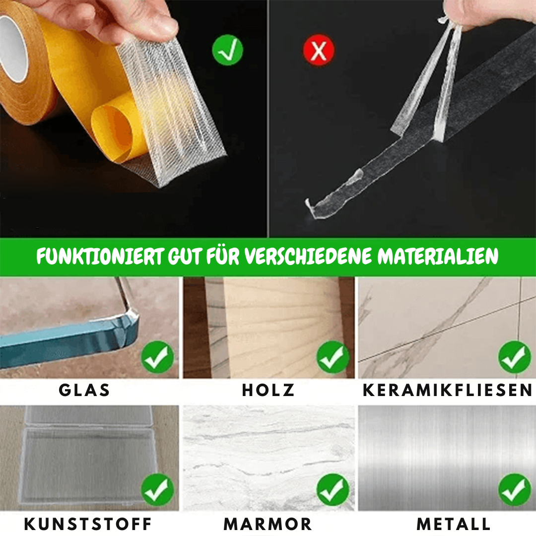 Ruban Adhésif Transparent Résistant pour Meubles et Tapis 6