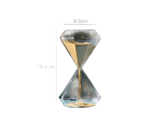 Sablier Déco Géométrique Moderne pour Mesurer le Temps 0