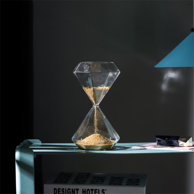 Sablier Déco Géométrique Moderne pour Mesurer le Temps 4