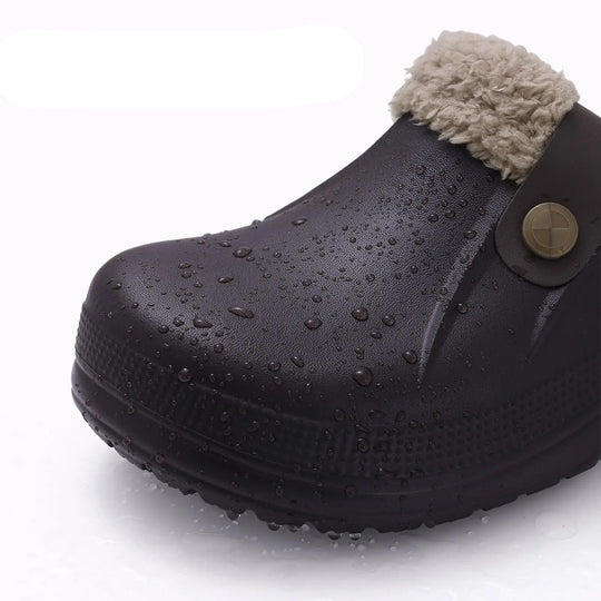 Sabots d'hiver imperméables pour hommes, fourrés 4