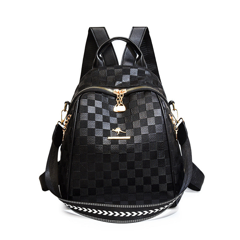 Sac À Dos Femme Design Damier Moderne 0
