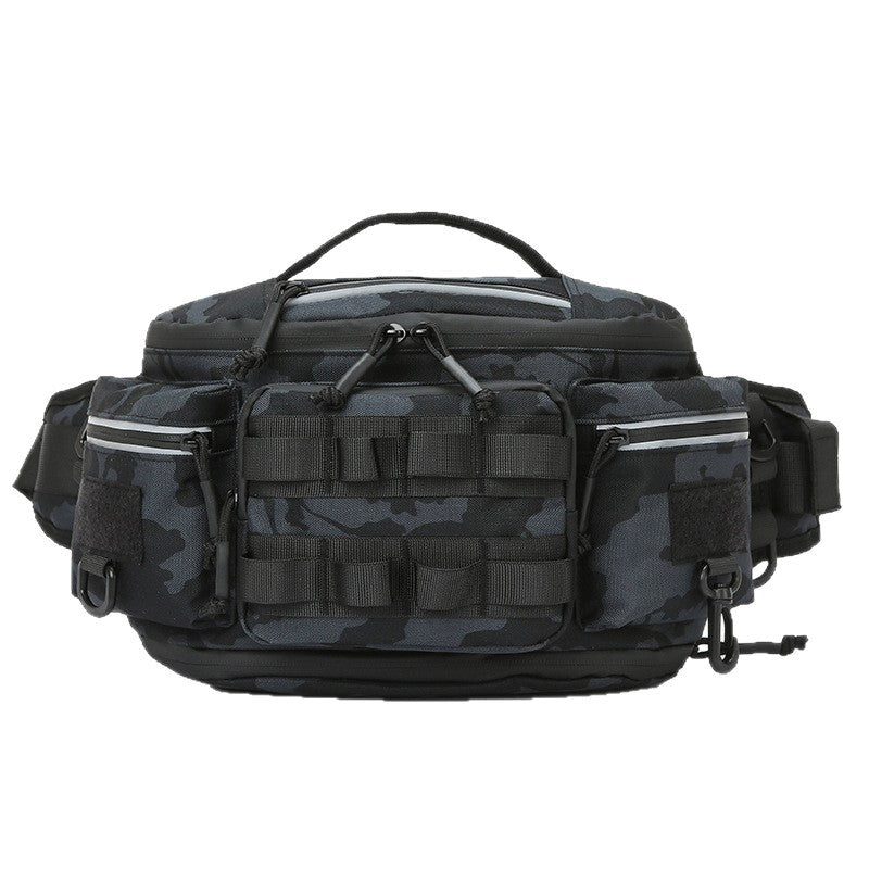 Sac Banane Homme Compact Multi-Poches Style Tactique 5