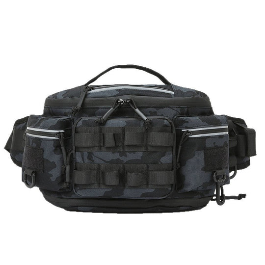 Sac Banane Homme Compact Multi-Poches Style Tactique 5