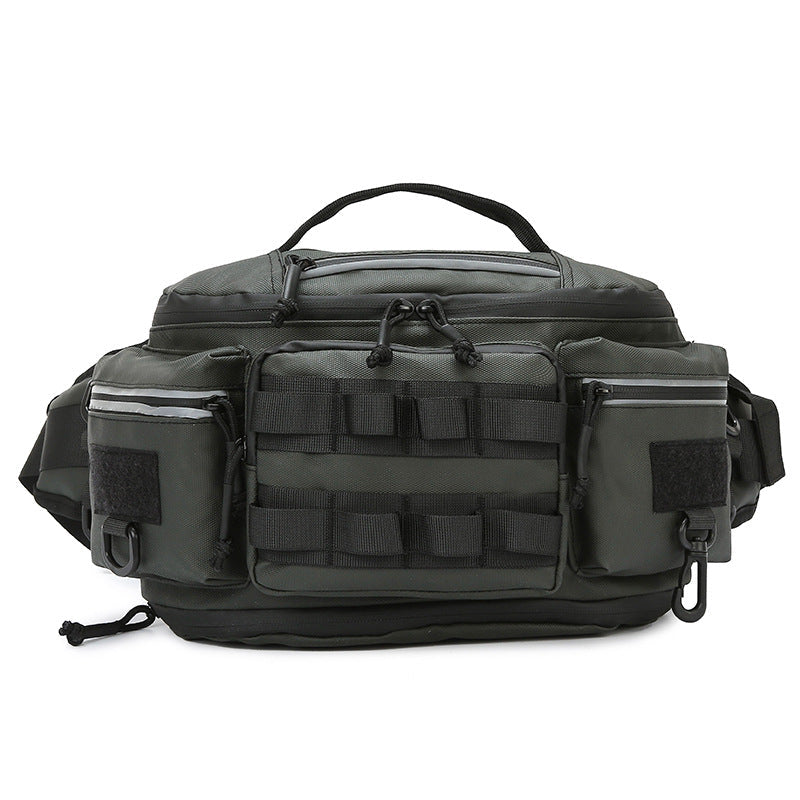 Sac Banane Homme Compact Multi-Poches Style Tactique 7