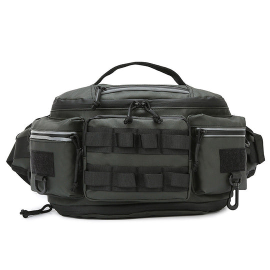Sac Banane Homme Compact Multi-Poches Style Tactique 7
