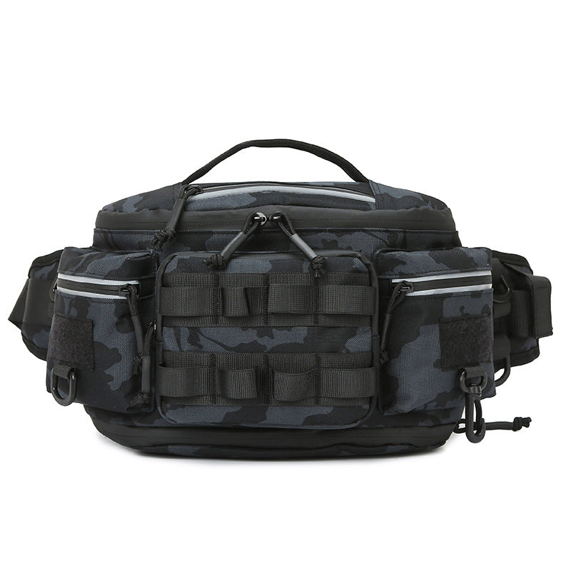 Sac Banane Homme Compact Multi-Poches Style Tactique 9