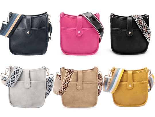 Sac Bandoulière Femme Cuir Vegan Design Sangle de Guitare Ajustable 1