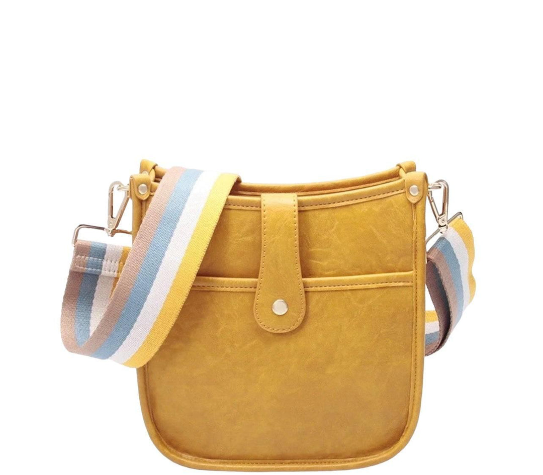 Sac Bandoulière Femme Cuir Vegan Design Sangle de Guitare Ajustable 9