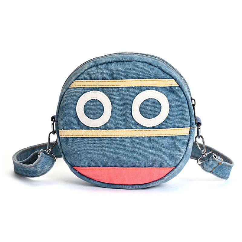 Sac Bandoulière Femme Design Original Visage Dessin Animé 2