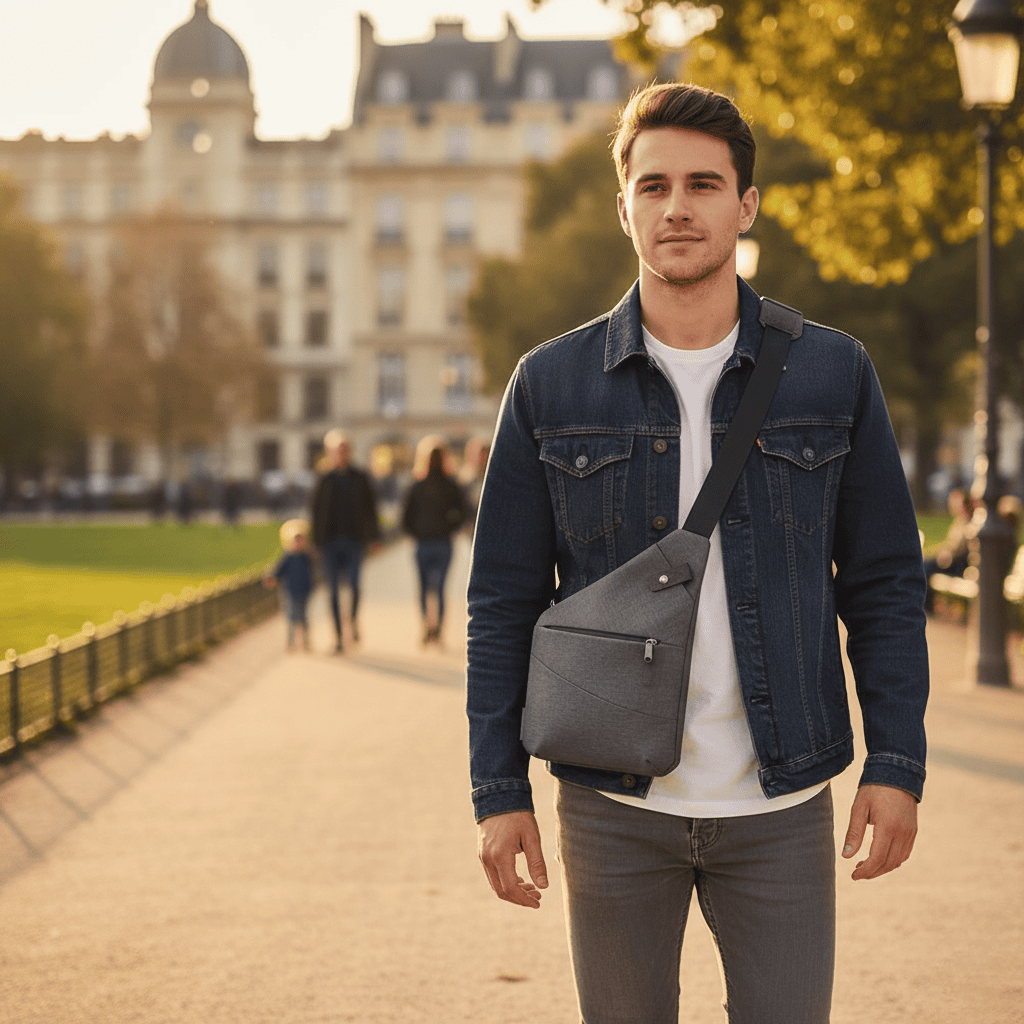 Sac Bandoulière Femme Léger et Pratique pour Voyage Urbain 1