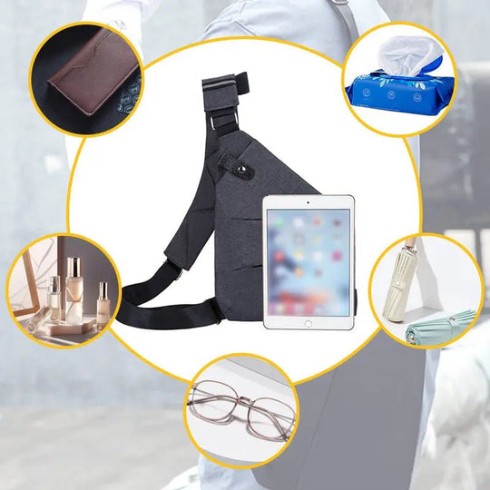 Sac Bandoulière Femme Léger et Pratique pour Voyage Urbain 4