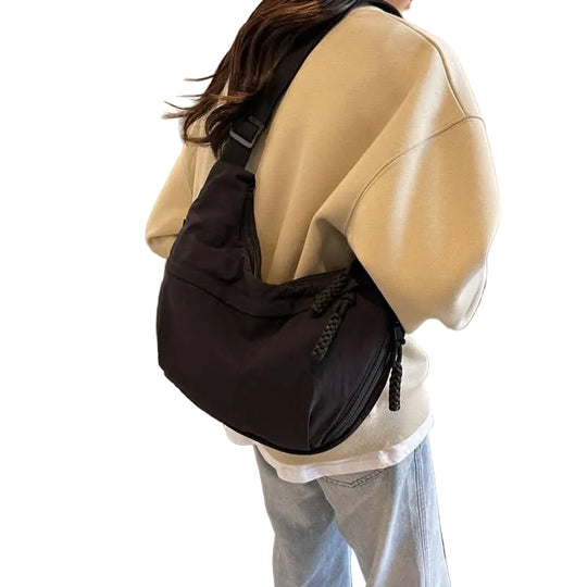Sac Bandoulière Femme Minimaliste Polyvalent avec Bandoulière Réglable 0
