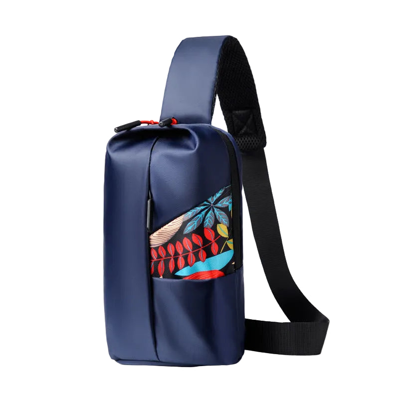 Sac Bandoulière Femme Motif Floral Moderne Ajustable 0