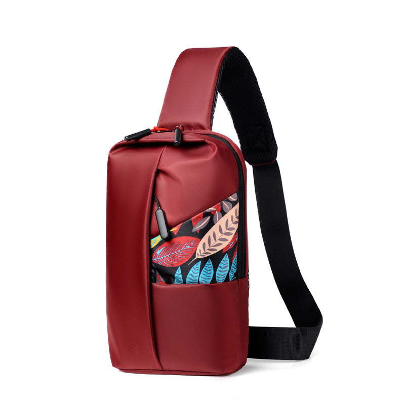 Sac Bandoulière Femme Motif Floral Moderne Ajustable 7