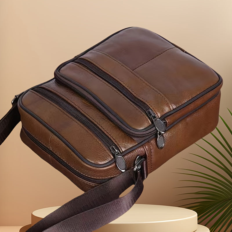 Sac Bandoulière Homme Moderne avec Compartiments Pratiques et Bandoulière Réglable 2
