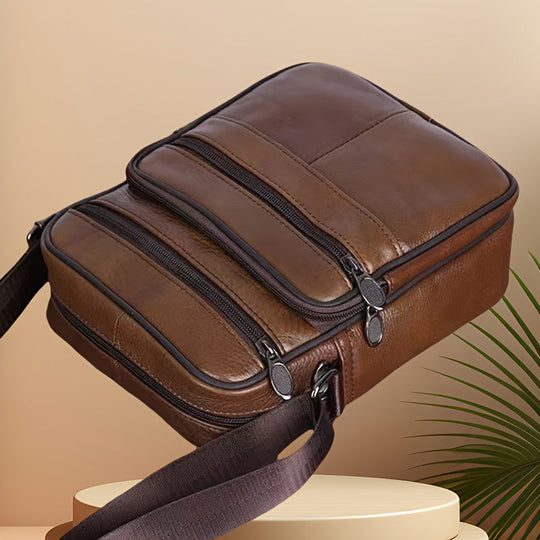 Sac Bandoulière Homme Moderne avec Compartiments Pratiques et Bandoulière Réglable 2