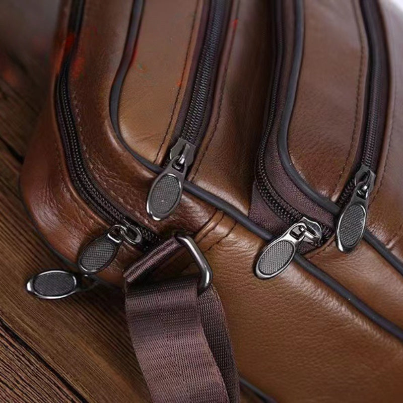 Sac Bandoulière Homme Moderne avec Compartiments Pratiques et Bandoulière Réglable 3