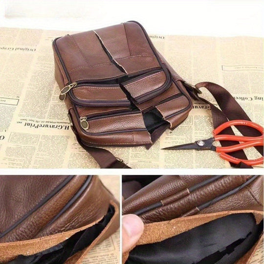 Sac Bandoulière Homme Moderne avec Compartiments Pratiques et Bandoulière Réglable 4