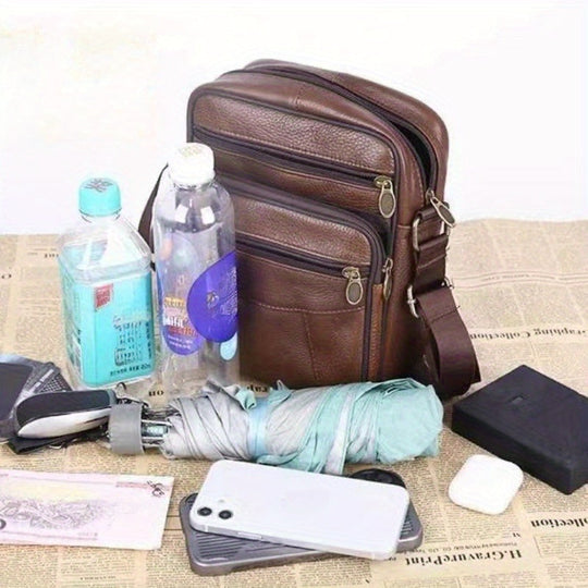 Sac Bandoulière Homme Moderne avec Compartiments Pratiques et Bandoulière Réglable 5