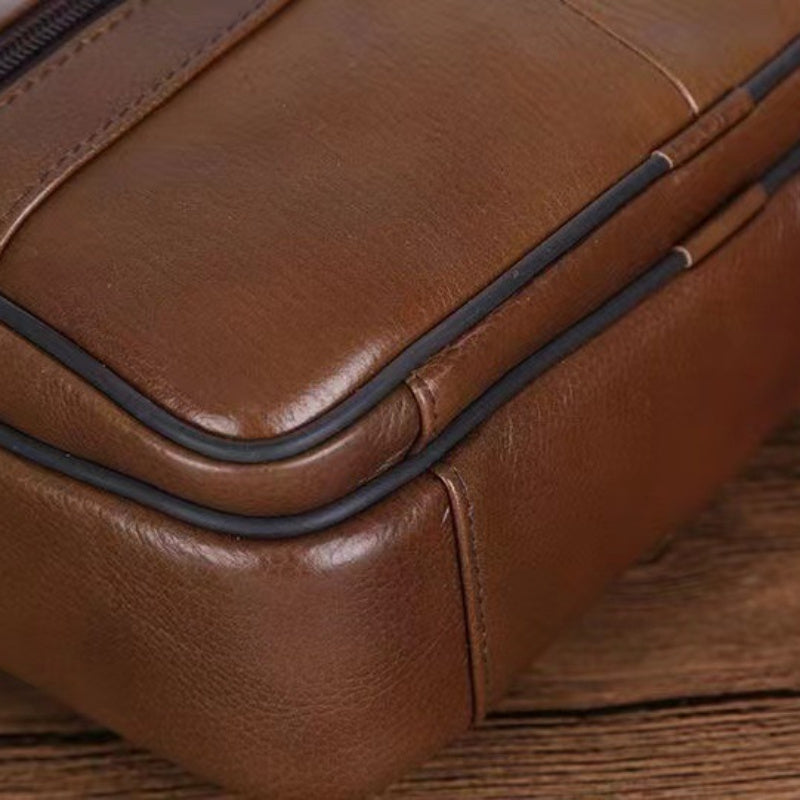 Sac Bandoulière Homme Moderne avec Compartiments Pratiques et Bandoulière Réglable 6