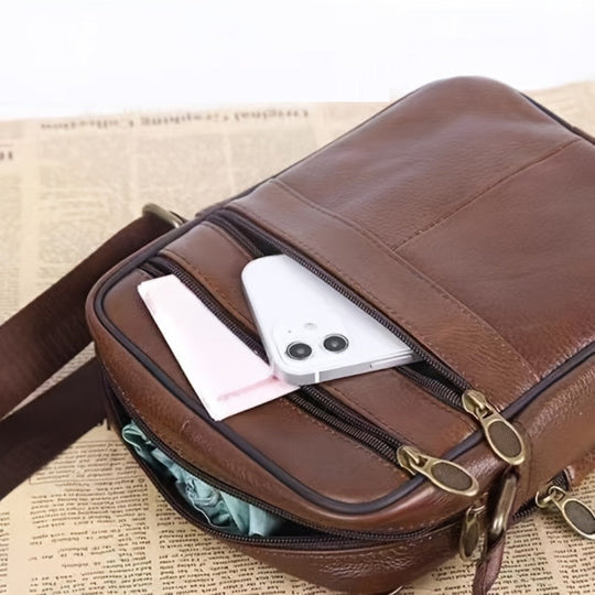 Sac Bandoulière Homme Moderne avec Compartiments Pratiques et Bandoulière Réglable 7