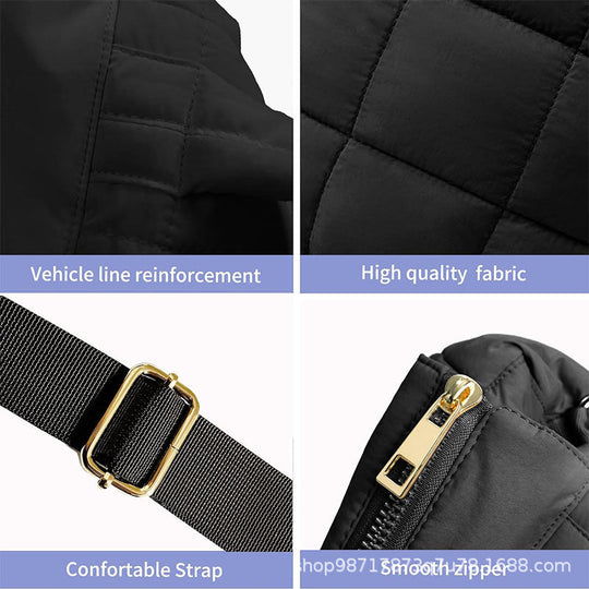 Sac Femme Fourre Tout Isolé Pratique avec Bandoulière Ajustable et Compartiment Organisé 7