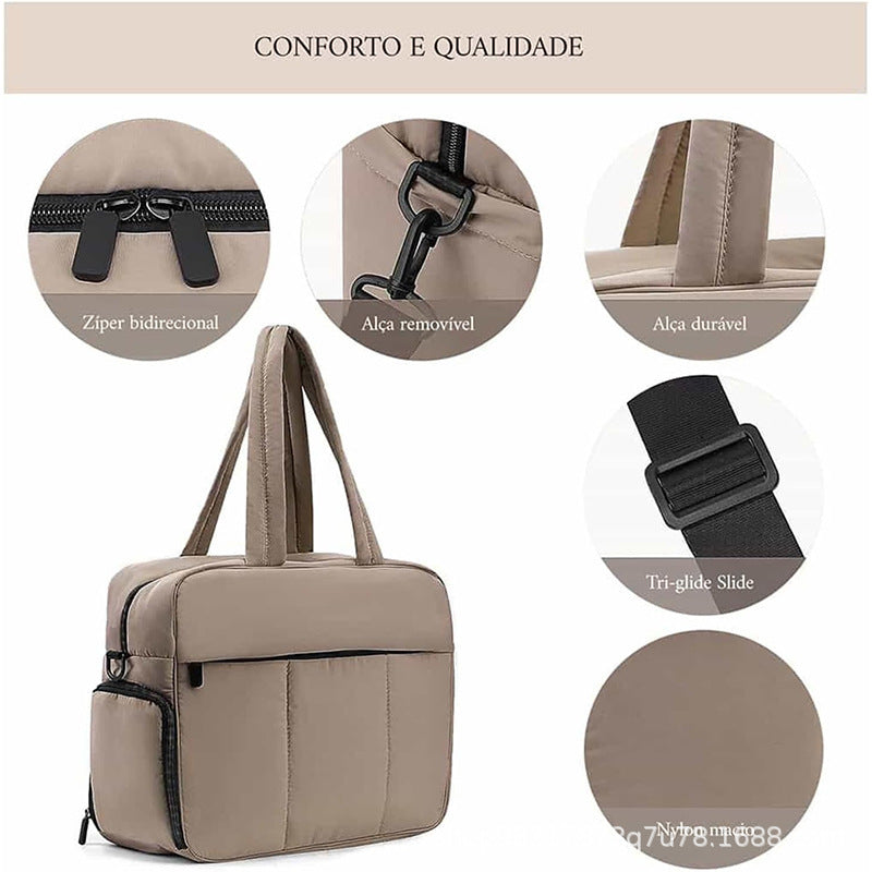 Sac Femme Fourre Tout Polyvalent avec Isolation pour Voyage et Activités Quotidiennes 7