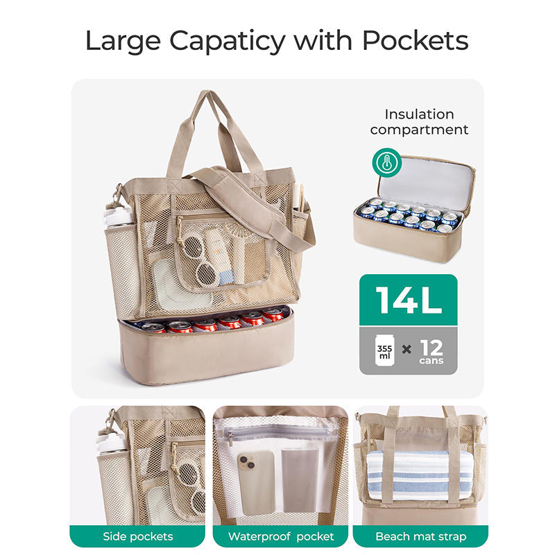 Sac Fourre-tout Isotherme Polyvalent pour Pique-nique Femme 4